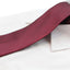 Mens Plum 8cm Plain Neck Tie