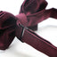 Mens Plum Diamond Shaped Checkered Bow Tie