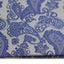 Mens Powder Blue Paisley Silk Pocket Square