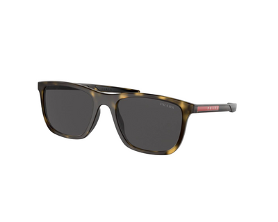 Mens Prada Linea Rossa Sunglasses Ps 10Ws Havana Dark Grey Silver Sunnies