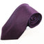 Mens Purple Grid Patterned 8cm Neck Tie