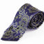 Mens Purple & Light Yellow Unique Paisley Patterned 8cm Neck Tie