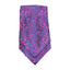 Mens Purple, Navy & Black Paisley Cravat