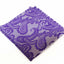 Mens Purple Paisley Pocket Square