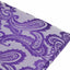 Mens Purple Paisley Pocket Square