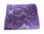Mens Purple Paisley Pocket Square