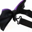 Mens Purple Two Tone Layered Bow Tie