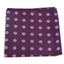 Mens Purple & Violet Polka Dot Silk Pocket Square