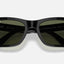 Mens Ray Ban Polarised Sunglasses Rb2283 Burbank Polished Black/Green Sunnies- M