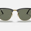 Mens Ray Ban Polarised Sunglasses Rb3016 Clubmaster Classic Black/Green - L
