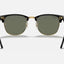 Mens Ray Ban Polarised Sunglasses Rb3016 Clubmaster Classic Black/Green - L