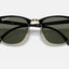 Mens Ray Ban Polarised Sunglasses Rb3016 Clubmaster Classic Black/Green - L