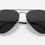Mens Ray Ban Polarised Sunglasses Rb3025 Aviator Total Black Sunnies