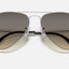 Mens Ray Ban Sunglasses Rb3025 Aviator Gradient Sliver/ Light Grey Sunnies - Xl