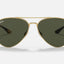 Mens Ray Ban Sunglasses Rb3675 Polished Gold/ Green Sunnies