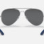 Mens Ray Ban Sunglasses Rb3675 Polished Grey/ Dark Grey Sunnies
