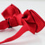 Mens Red Diamond Shaped Checkered Bow Tie