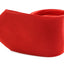 Mens Red Orange 8cm Plain Neck Tie