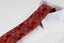 Mens Red & Orange Paisley Patterned 8cm Neck Tie