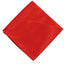 Mens Red Orange Pocket Square