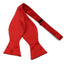 Mens Red Orange Self Tie Bow Tie