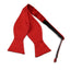 Mens Red Orange Self Tie Bow Tie