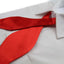 Mens Red Orange Self Tie Bow Tie