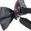 Mens Red Orange Two Tone Layered Bow Tie