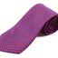 Mens Red Patterned 8cm Neck Tie