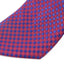 Mens Red Patterned 8cm Neck Tie