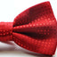 Mens Red Polka Dot Patterned Bow Tie