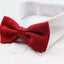 Mens Red Polka Dot Patterned Bow Tie