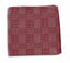 Mens Red & Silver Checkered Silk Pocket Square