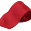 Mens Red Striped 10cm Classic Neck Tie