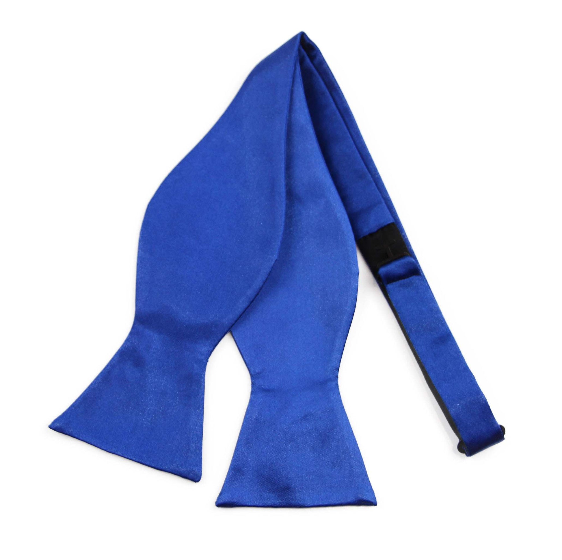 Mens Royal Blue Self Tie Bow Tie