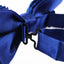 Mens Royal Blue Sequin Patterned Bow Tie