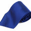 Mens Royal Blue Striped 10cm Classic Neck Tie