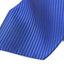 Mens Royal Blue Striped 10cm Classic Neck Tie