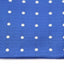 Mens Royal Blue & White Small Polka Dot Silk Pocket Square