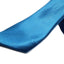 Mens Santorini Blue 8cm Plain Neck Tie