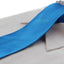 Mens Santorini Blue 8cm Plain Neck Tie
