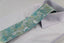 Mens Silver & Aqua Boho Paisley Patterned 8cm Neck Tie