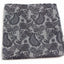 Mens Silver & Dark Silver Paisley Silk Pocket Square