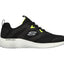 Mens Skechers Bounder - High Degree Black Lace Up Active Shoes