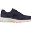 Mens Skechers Go Walk 6 - Avalo Navy Lace Up Shoes