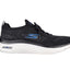 Mens Skechers Go Walk Hyper Burst Black/Grey Walking Shoes