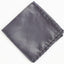 Mens Smooth Rhino Grey Pocket Square