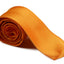 Mens Tangerine 8cm Plain Neck Tie