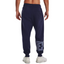 Mens Under Armour Rival Fleece Marco Branded Navy Joggers Athletic Trackies