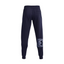 Mens Under Armour Rival Fleece Marco Branded Navy Joggers Athletic Trackies